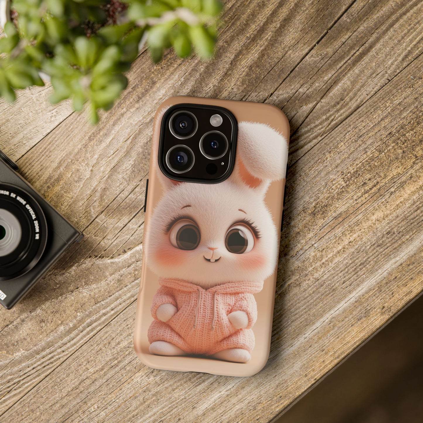 🐰 Roztomilý králíček ve svetru – Kryt, který tě zahřeje na duši