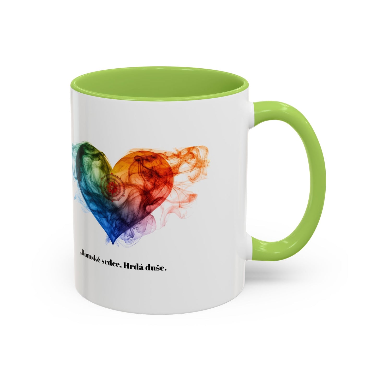❤️🔥 „Romské srdce. Hrdá duše.“ – Hrnek s poselstvím a identitou