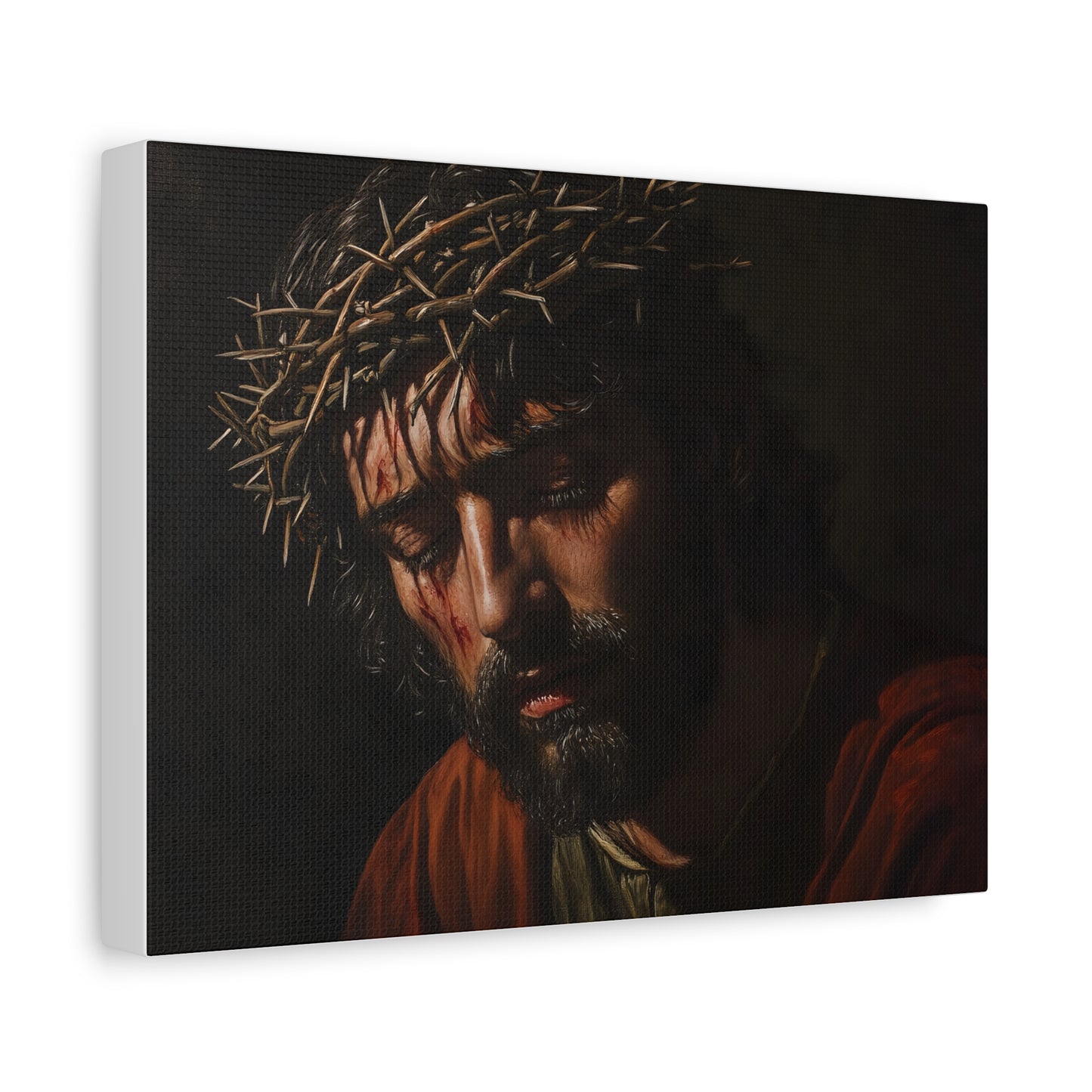 🕯️ Ježíš s trnovou korunou – Obraz tiché oběti