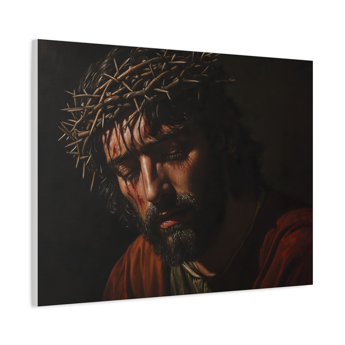 🕯️ Ježíš s trnovou korunou – Obraz tiché oběti