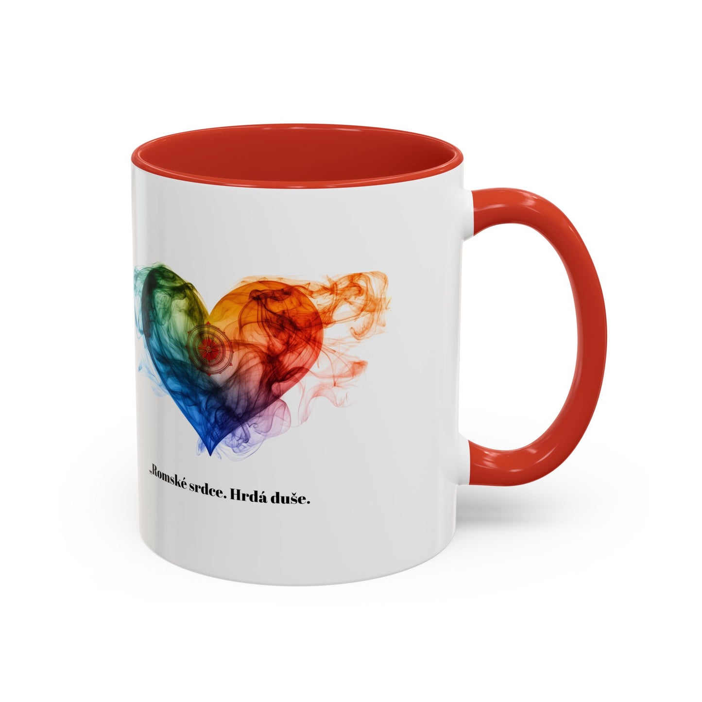 ❤️🔥 „Romské srdce. Hrdá duše.“ – Hrnek s poselstvím a identitou
