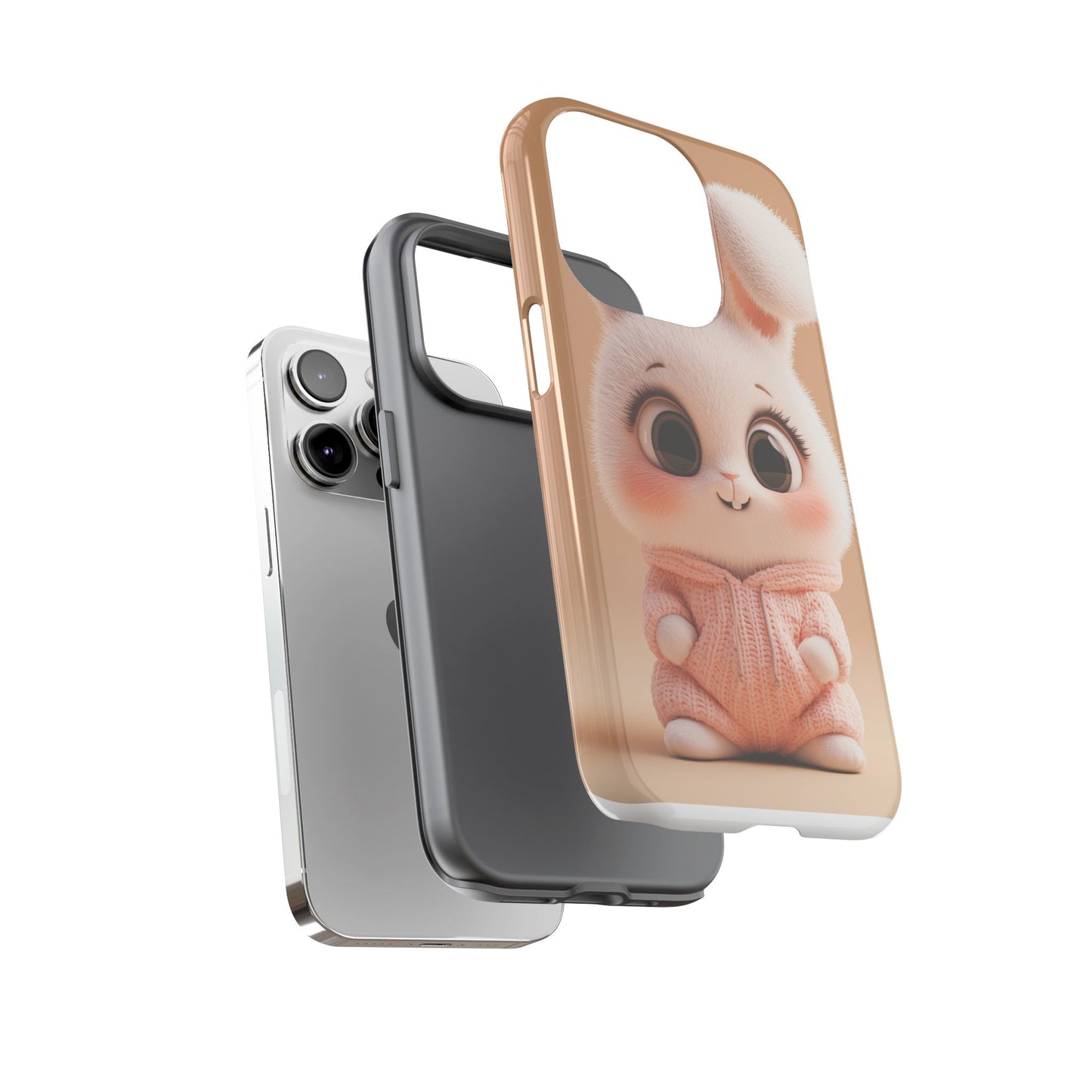 🐰 Roztomilý králíček ve svetru – Kryt, který tě zahřeje na duši