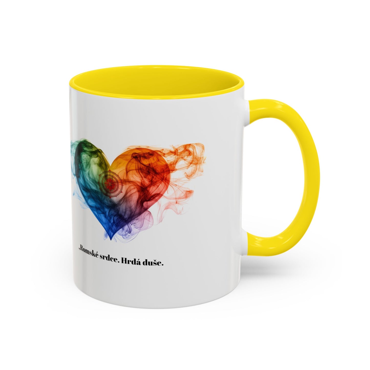 ❤️🔥 „Romské srdce. Hrdá duše.“ – Hrnek s poselstvím a identitou