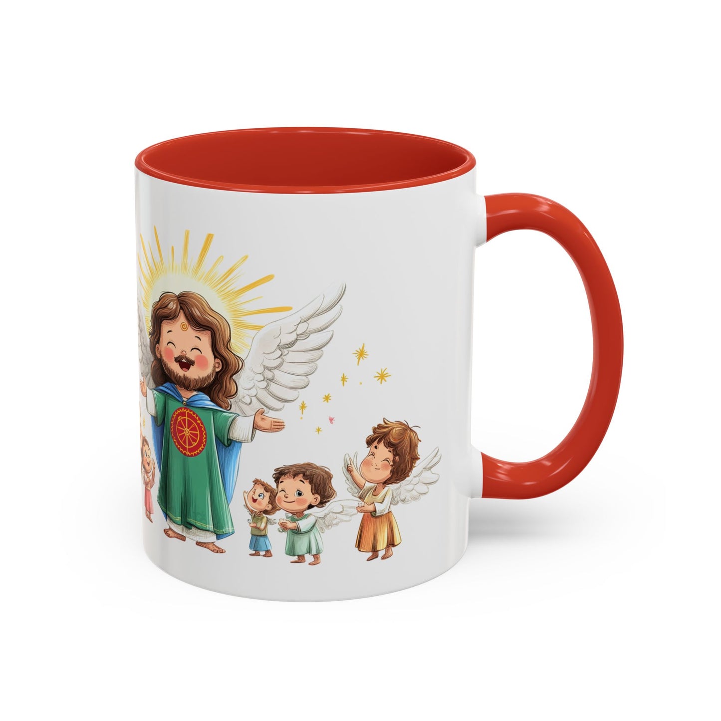 Hrnek s Motivem Boha v Romských barvách