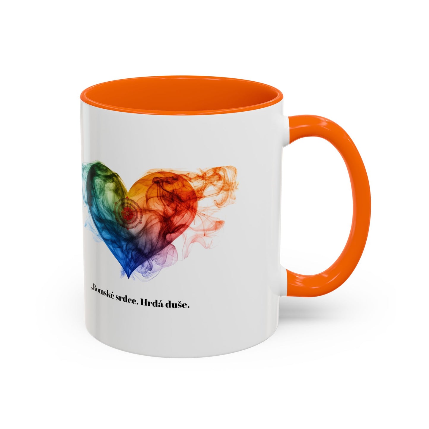 ❤️🔥 „Romské srdce. Hrdá duše.“ – Hrnek s poselstvím a identitou