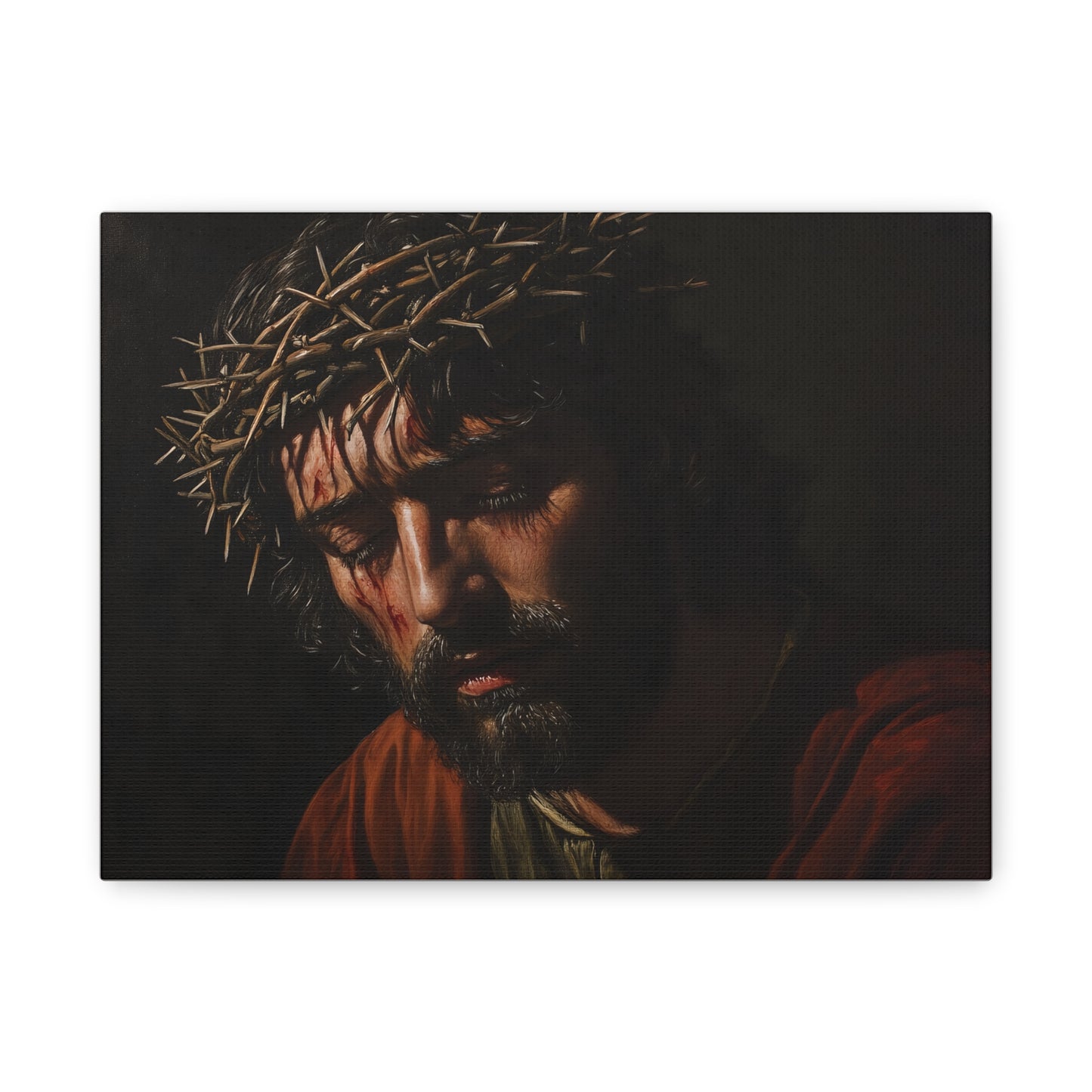 🕯️ Ježíš s trnovou korunou – Obraz tiché oběti