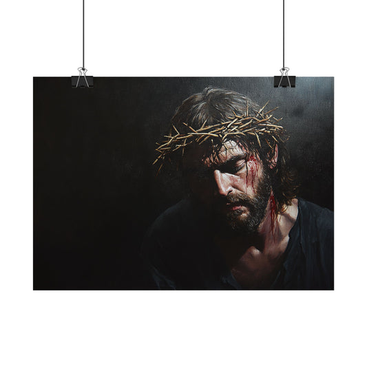 🕯️ Koruna z trní – Plakát oběti a naděje