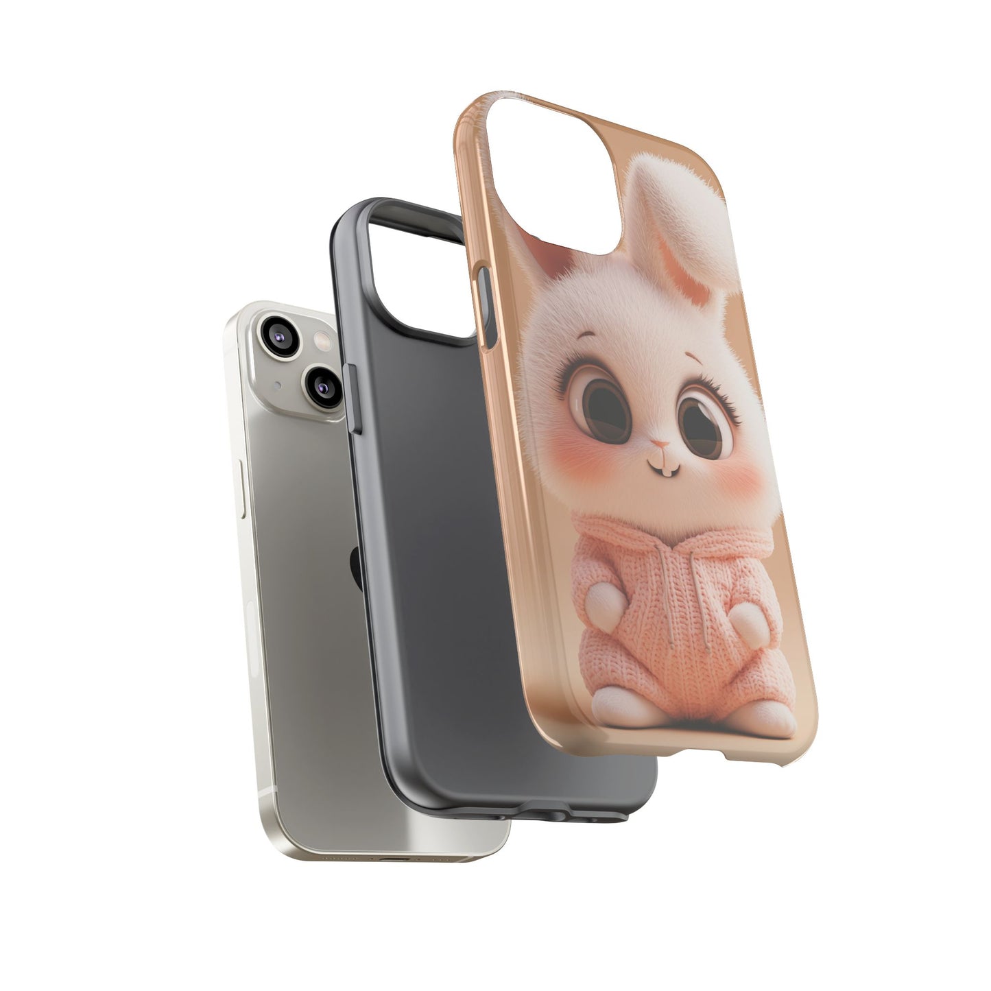 🐰 Roztomilý králíček ve svetru – Kryt, který tě zahřeje na duši