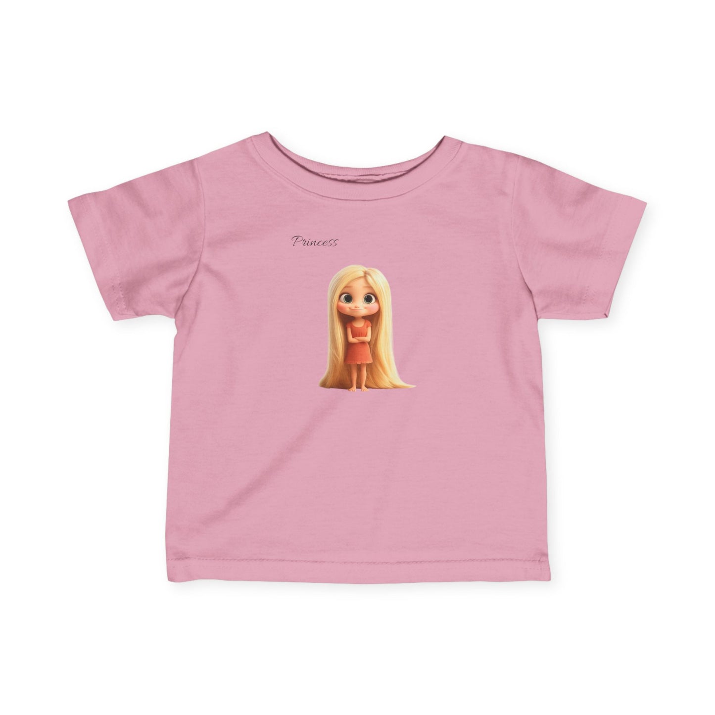 Princess Infant Fine Jersey Tee - Cute Kids T-Shirt for Little Girls