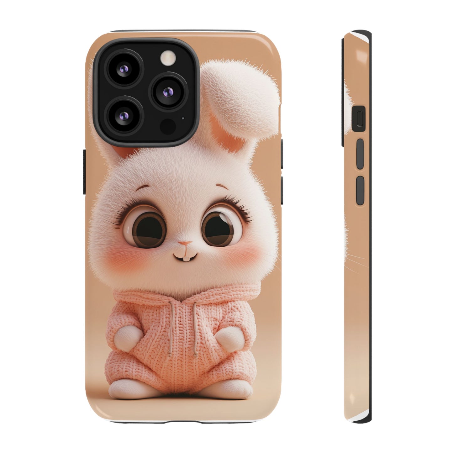 🐰 Roztomilý králíček ve svetru – Kryt, který tě zahřeje na duši