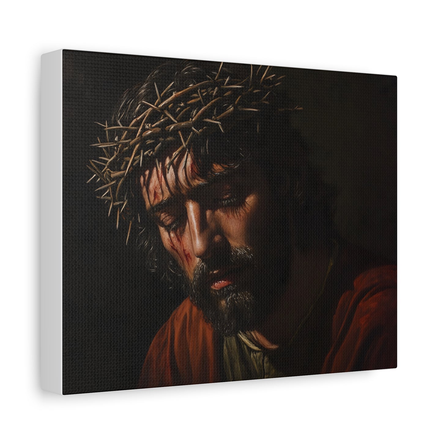 🕯️ Ježíš s trnovou korunou – Obraz tiché oběti