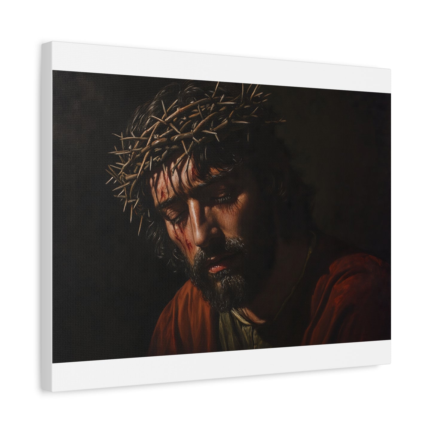 🕯️ Ježíš s trnovou korunou – Obraz tiché oběti