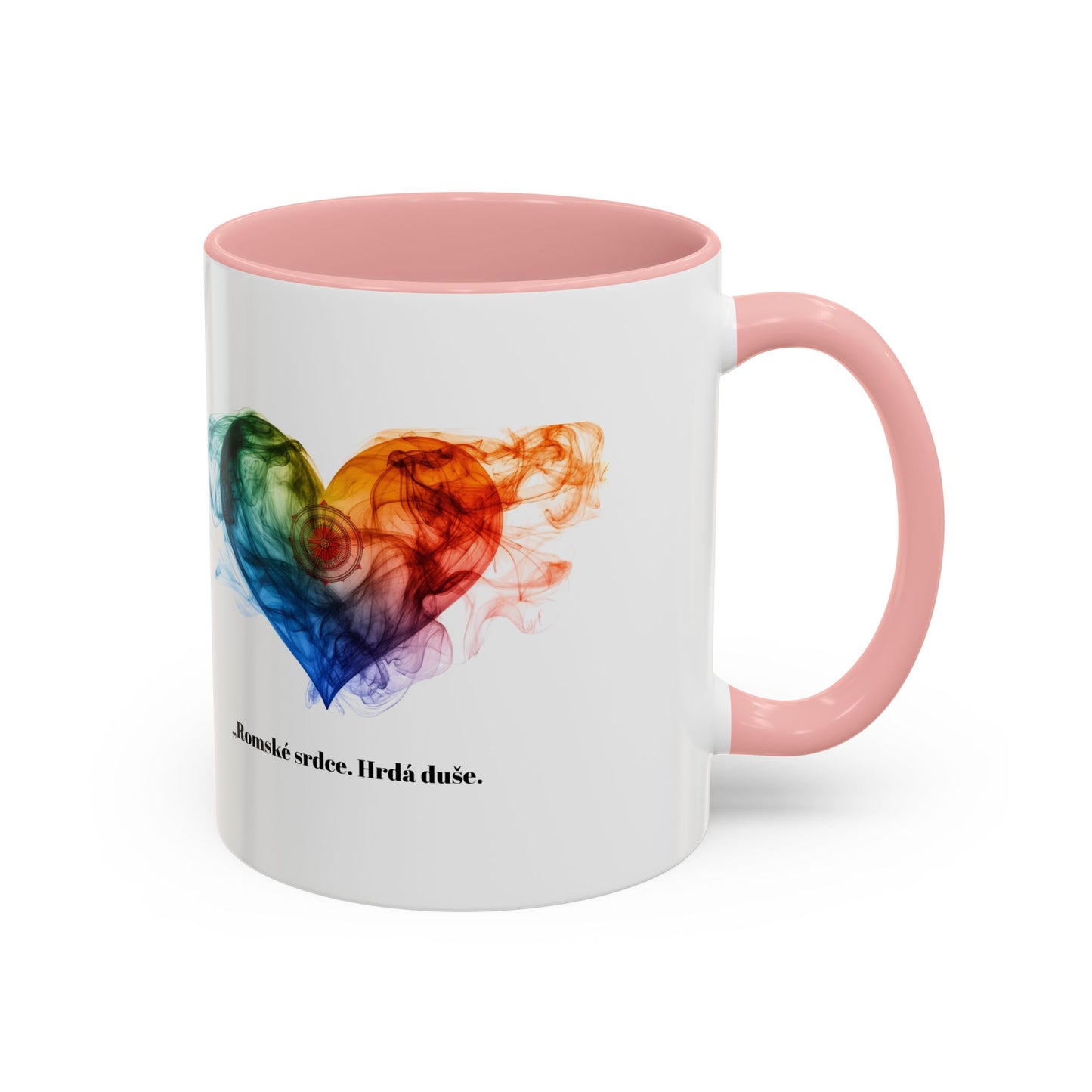 ❤️🔥 „Romské srdce. Hrdá duše.“ – Hrnek s poselstvím a identitou