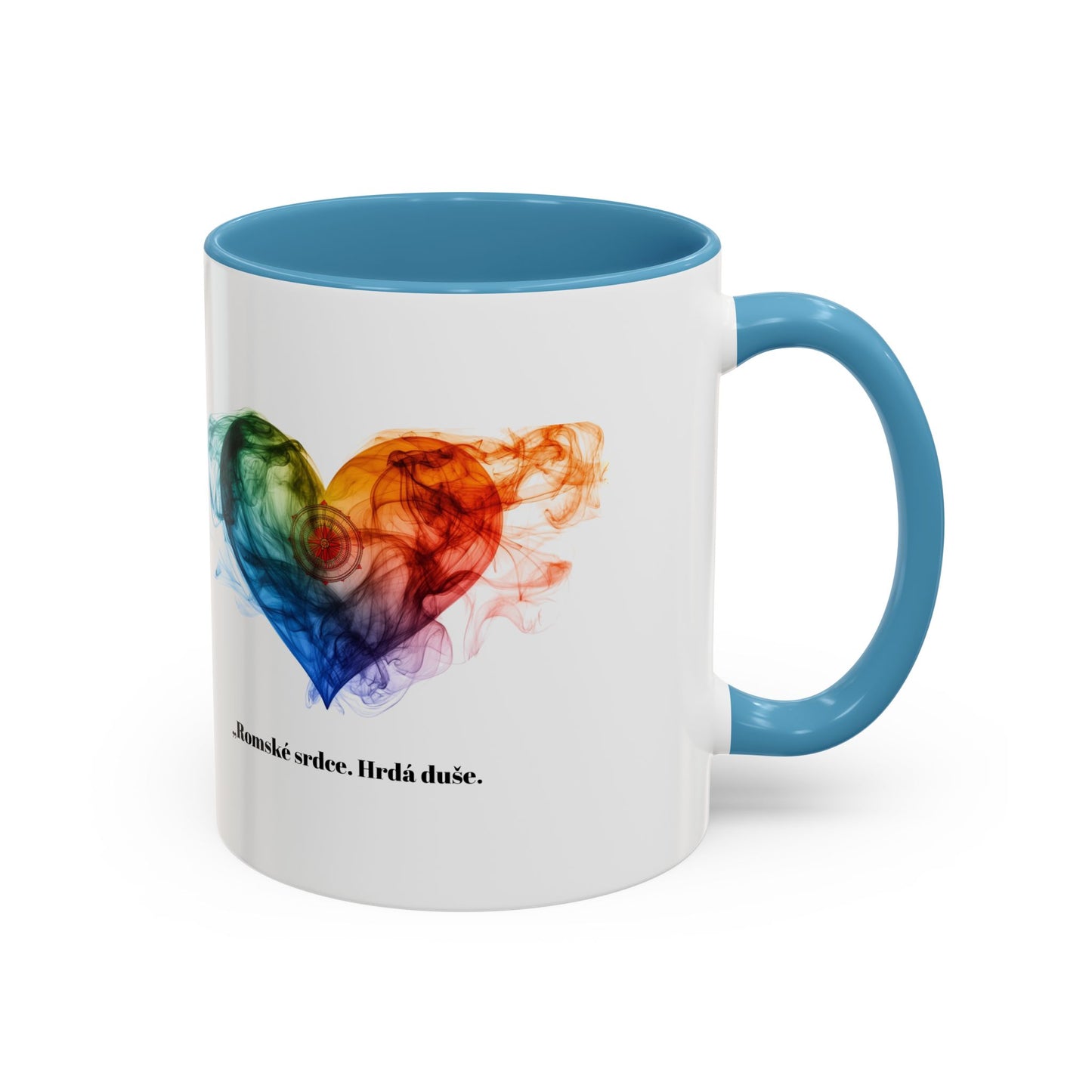 ❤️🔥 „Romské srdce. Hrdá duše.“ – Hrnek s poselstvím a identitou