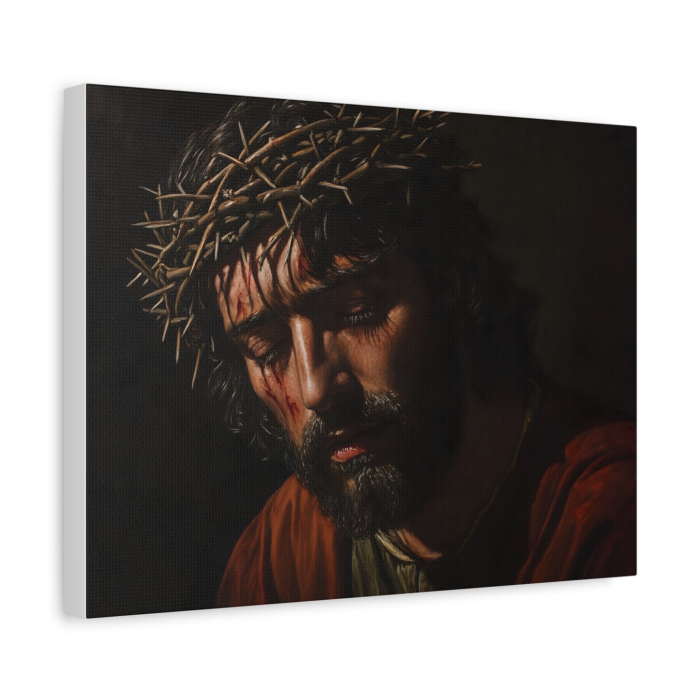 🕯️ Ježíš s trnovou korunou – Obraz tiché oběti