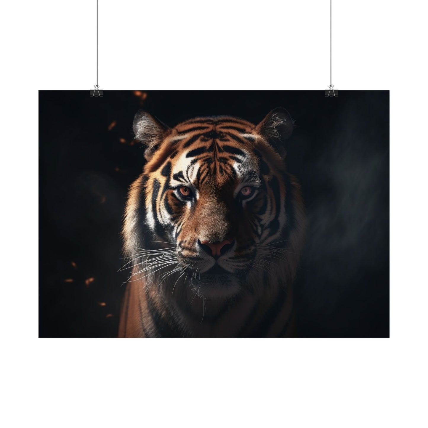 🐅 Temný tygr – Plakát síly a dominance