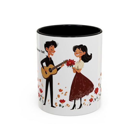 🎸 „Kamav tut“ – Romantický hrnek s romskou láskou