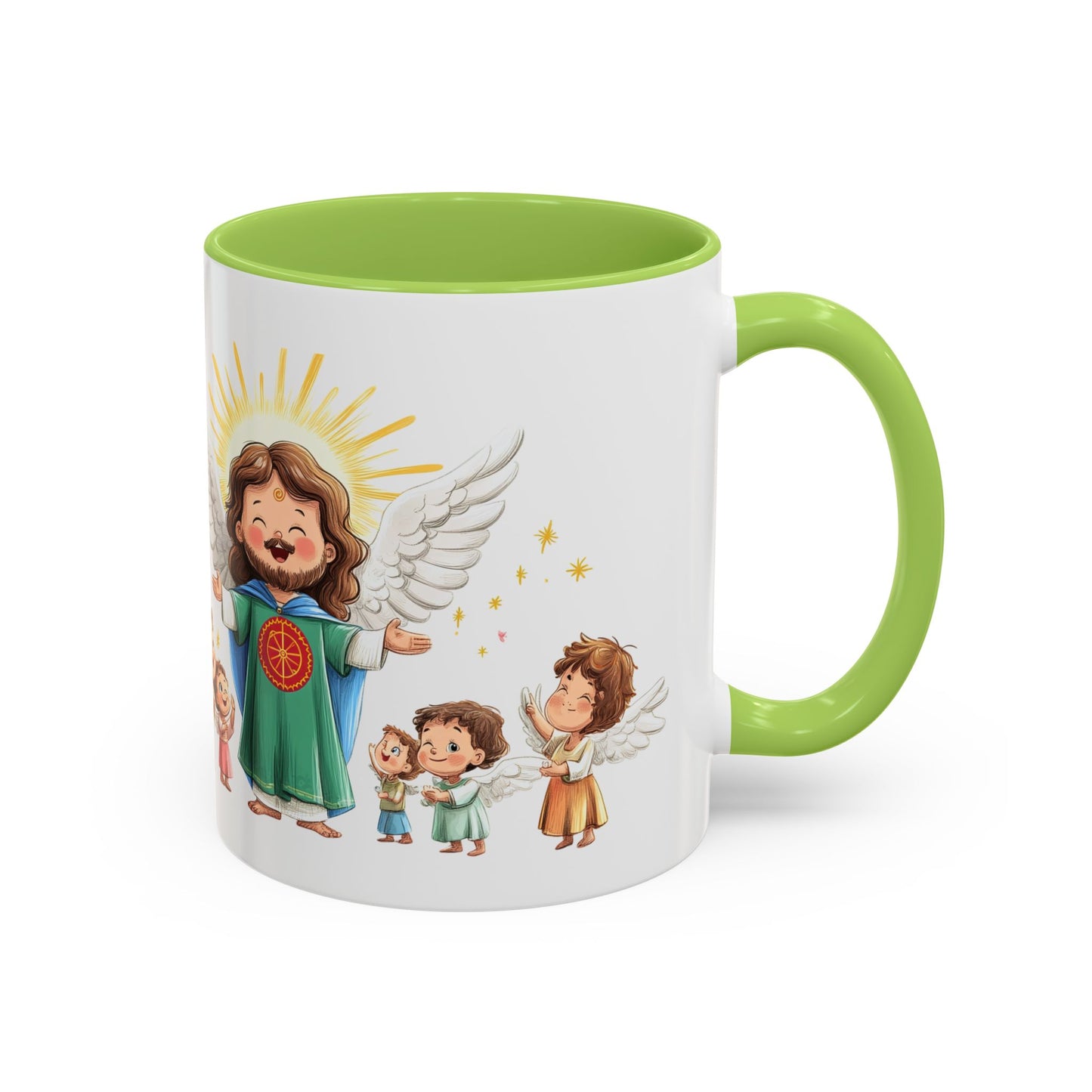 Hrnek s Motivem Boha v Romských barvách