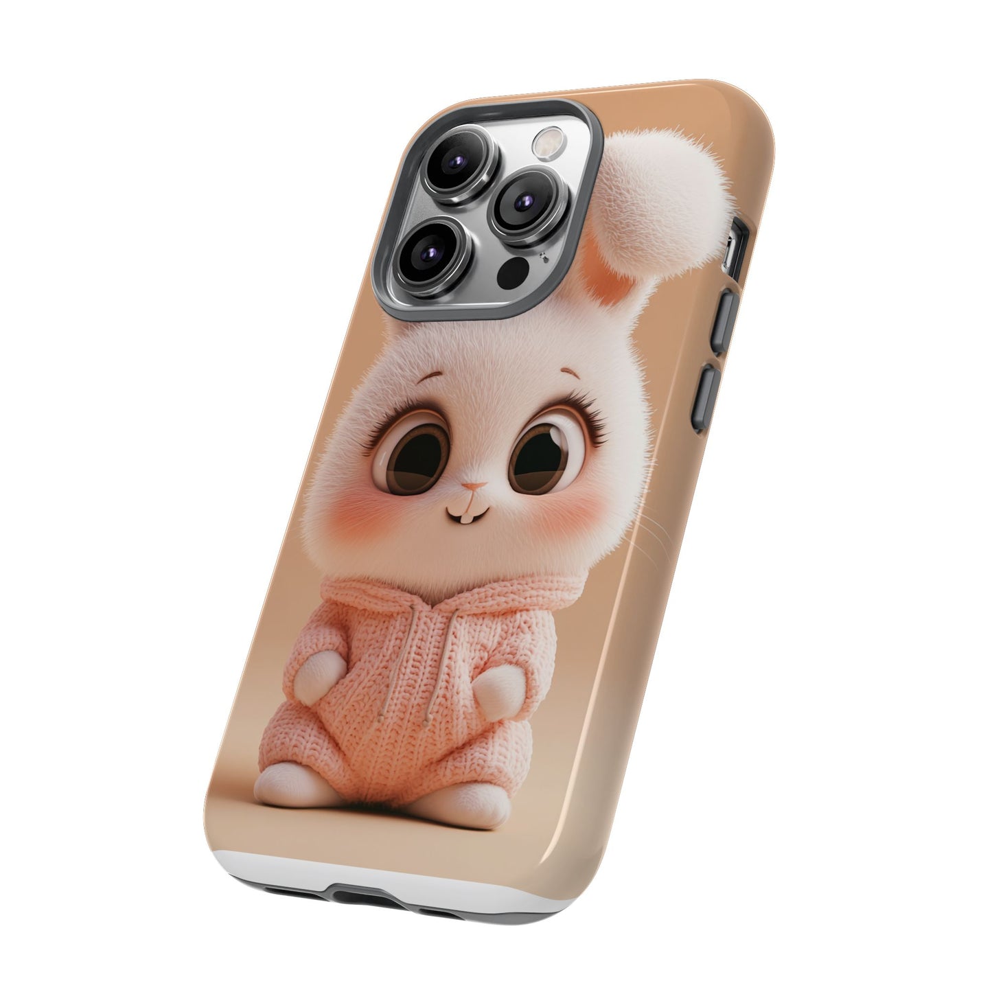 🐰 Roztomilý králíček ve svetru – Kryt, který tě zahřeje na duši