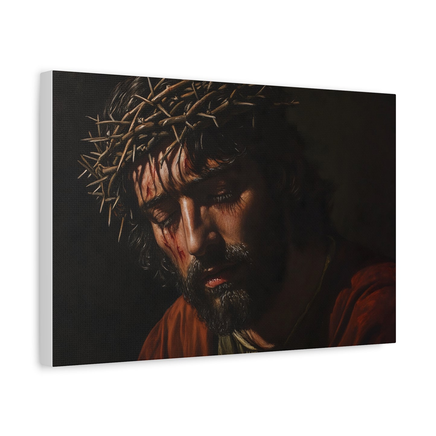 🕯️ Ježíš s trnovou korunou – Obraz tiché oběti
