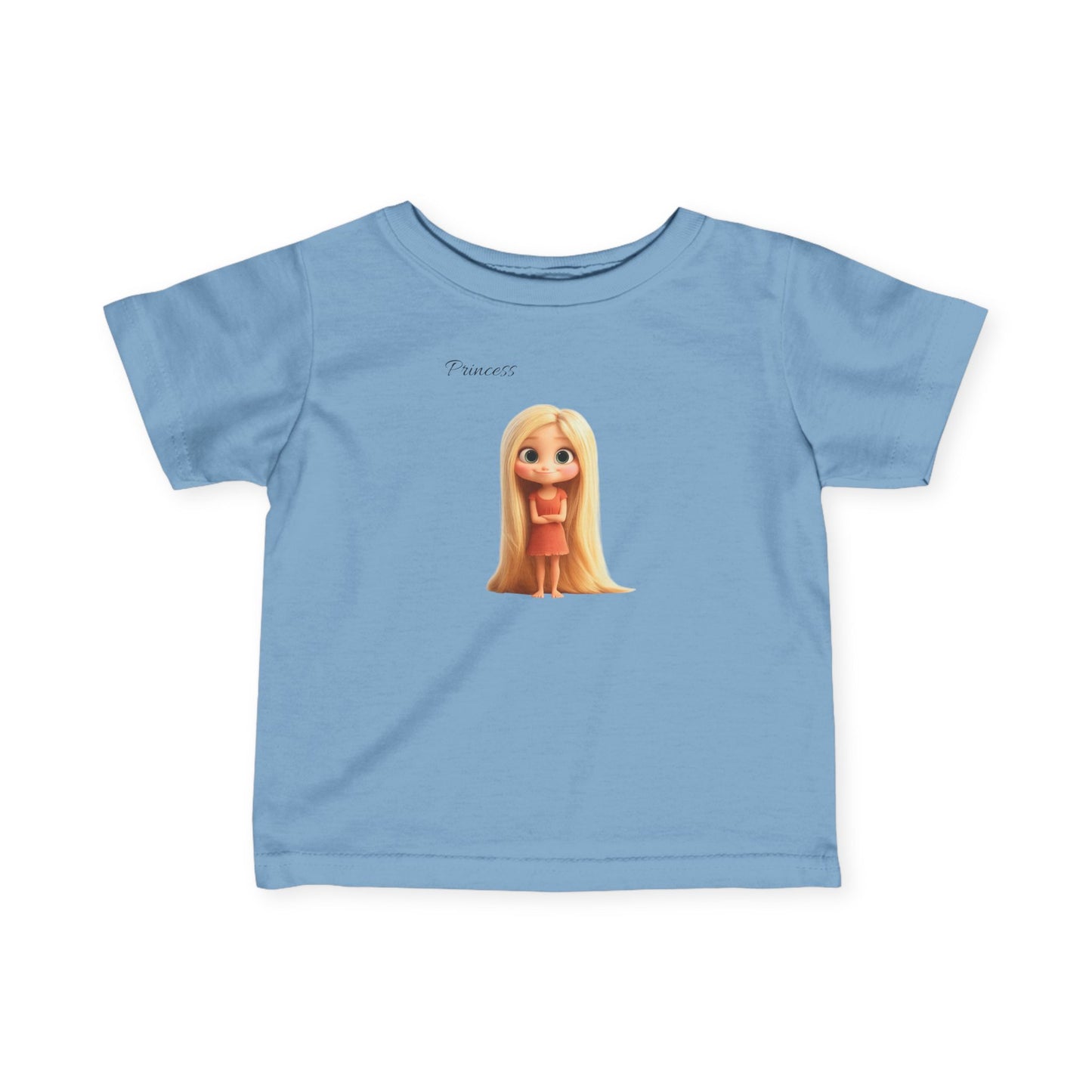 Princess Infant Fine Jersey Tee - Cute Kids T-Shirt for Little Girls